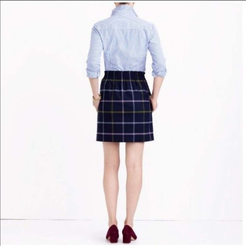 J. Crew plaid skirt